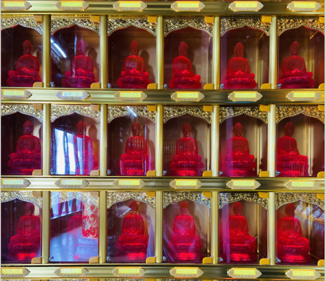 醴陵青云禪寺萬佛墻施工記：師父好評，是我們前行的動力，功德無量！