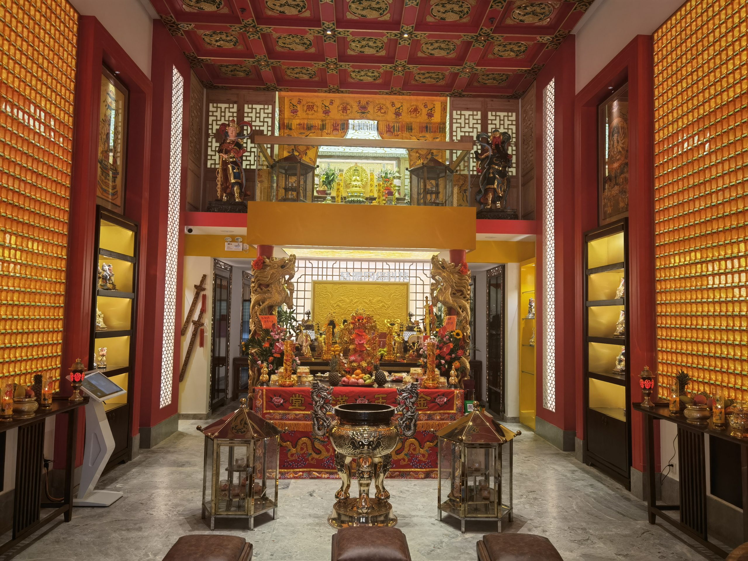 財神殿萬佛墻|上下兩層僅100平，萬神駐蹕，氣勢恢宏！